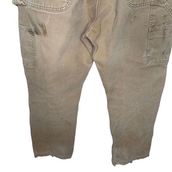 Carhartt Double Knee Carpenter Brown Pants - Picture 6 of 7